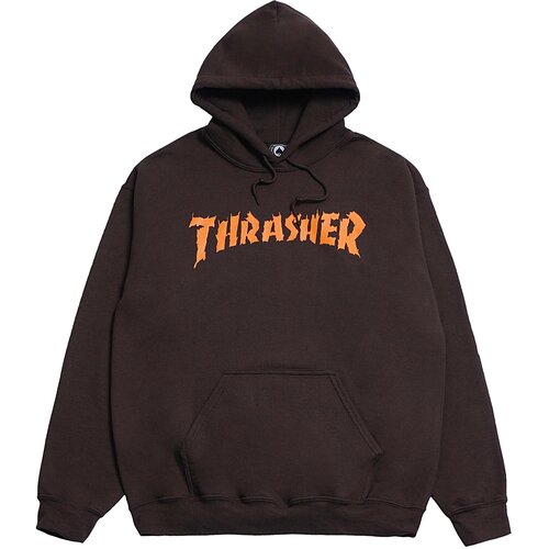 фото Толстовка thrasher burn it down hood dark chocolate / xl