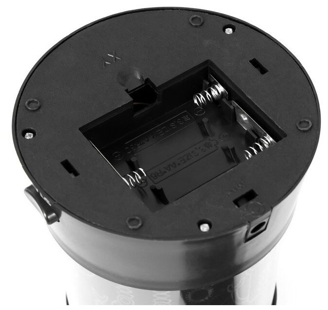 Ночник-проектор "Мехенди" LED USB/от батареек черный 10,8х10,8х11,5 см - фотография № 10