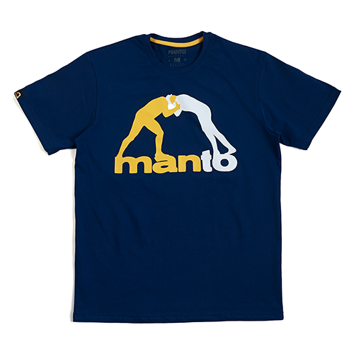 Футболка спортивная Manto Футболка Manto Logo Classic, размер M, синий
