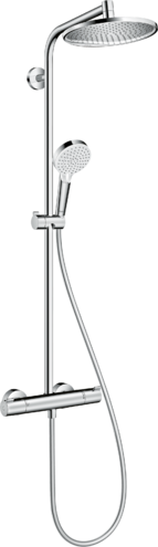 Душевая система hansgrohe Crometta S 240 1jet с термостатом 27267000, хром