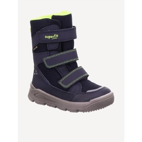фото Полусапоги superfit, для мальчиков, цвет синий/зелёный, размер 27
