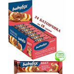 Вафельный батончик BabyFox ROXY в молочном шоколаде с шоколадно-ореховой начинкой на основе фундучной пасты с добавлением какао-24*18 гр. - изображение