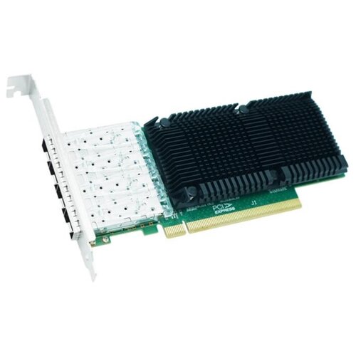 трансивер sfp28 25g sr lrtp8525 x1atl lr link Сетевой адаптер LR-LINK PCIe 4.0 x16, Intel E810, 4*SFP28 10/25G NIC Card LRES1023PF-4SFP28