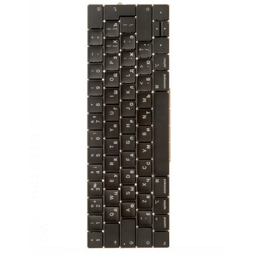 Клавиатура keyboard для Apple MacBook Pro 13 15 Retina Touch Bar A1706 A1707 Late 2016 Mid 2017 Г-образный Enter RUS OEM 5279₽