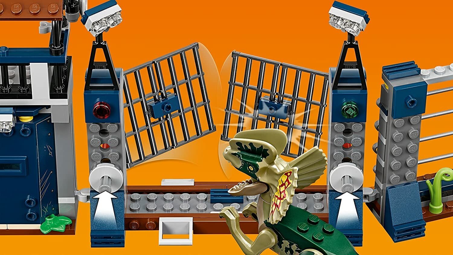 Конструктор LEGO Jurassic World Нападение дилофозавра на сторожевой пост, 289 деталей (75931) - фото №14