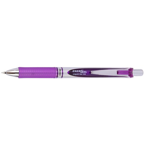 Pentel Ручка гелевая Energel, 0.7 мм, BL77, фиолетовый цвет чернил, 12 шт.
