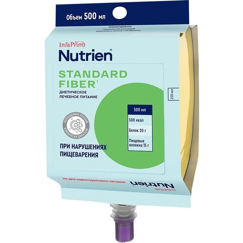 Nutrien Standard Fiber с пищевыми волокнами, готовое к употреблению, 500 мл, нейтральный