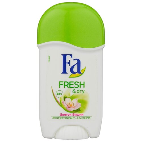 фото Антиперспирант стик Fa Fresh&Dry Цветок Вишни, 50 мл