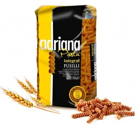 Макаронные изделия Fusilli №31 Adriana Pasta Integral, 500 г - фотография № 3