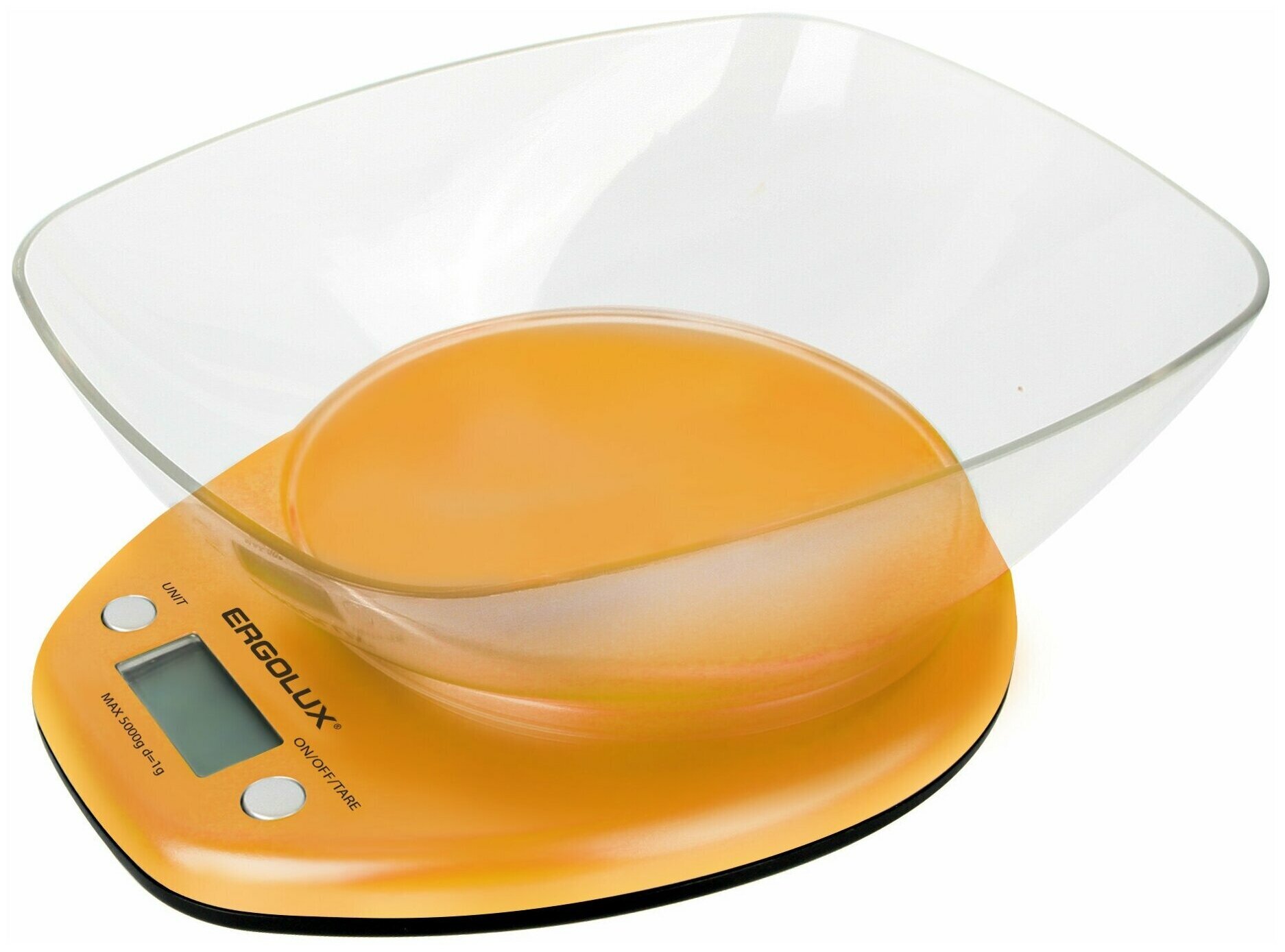 Весы кухонные ERGOLUX ELX-SK04-C11, оранжевый