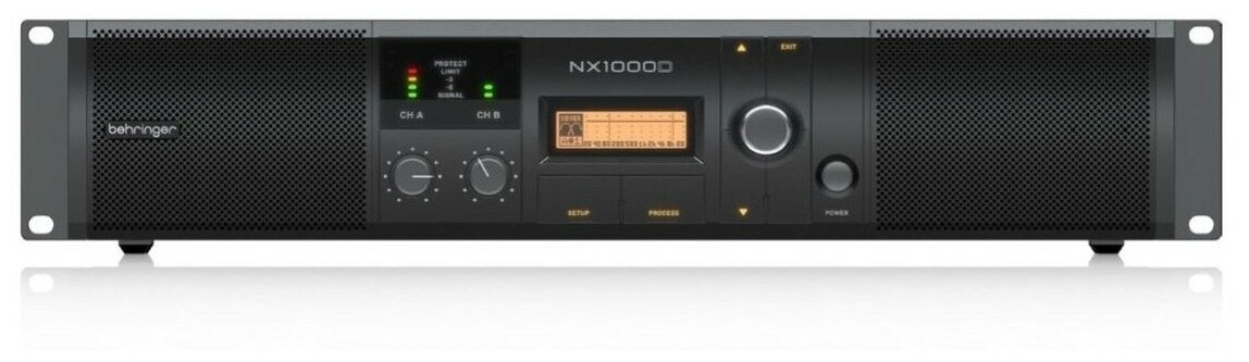 Behringer NX1000D Профессиональный 2-канальный усилитель мощности с DSP