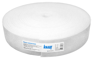 KNAUF <b>Лента</b> кромочная /для полов/ <b>демпферная</b> / Кнауф/100 мм х 20 м Полимерная <b>лента</b> KNAUF для полов 