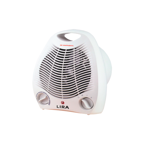 Тепловентилятор Lira ТВС-1, 20 м², белый тепловентилятор твс 3 fh 04 220 240v мощность 1000 2000вт регулируемый термостат твс 3 шт
