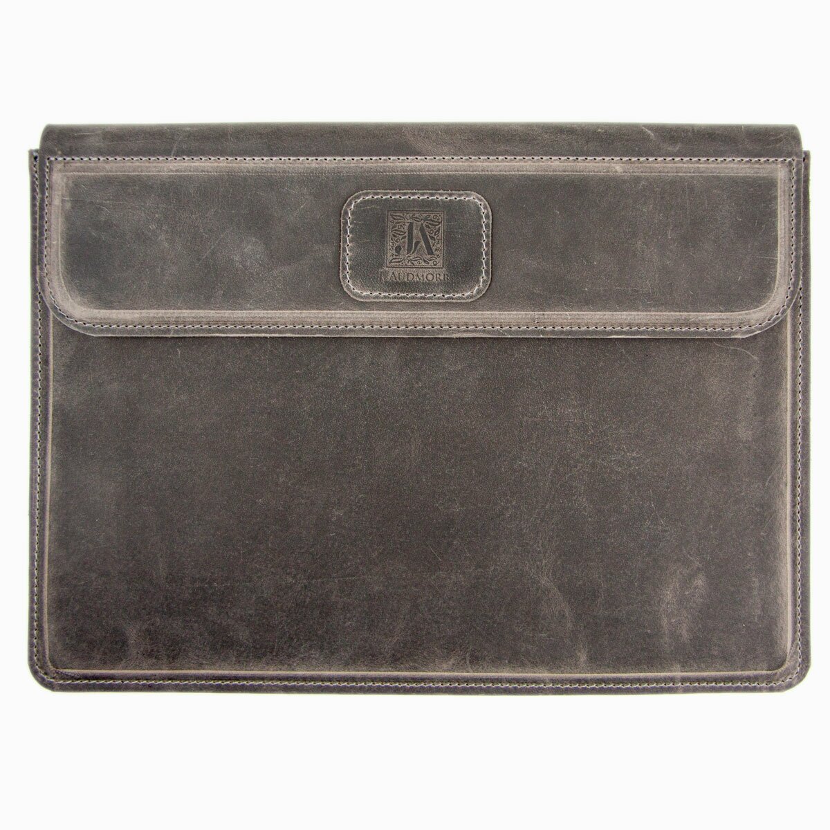 Кожаный Чехол J.Audmorr для ноутбука 14-15" (Macbook 15 Air), серый, Newport 15 Bone