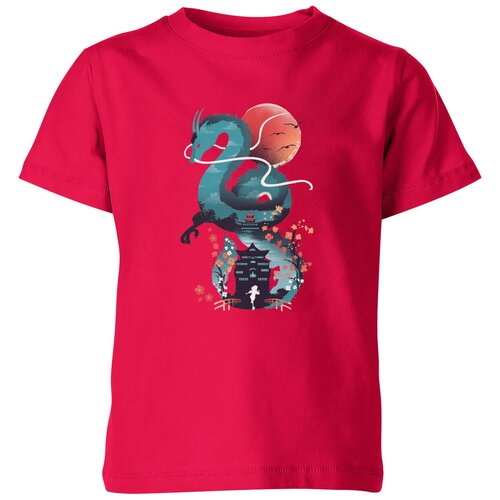 Футболка Us Basic, размер 4, розовый детская футболка дракон хаку 164 синий