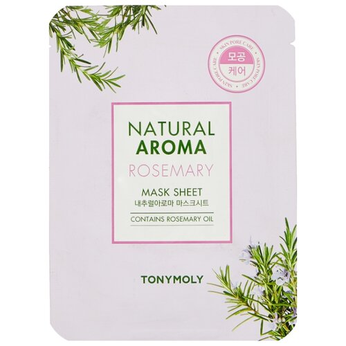 TONY MOLY тканевая маска Natural Aroma Rosemary оздоравливающая, 21 г