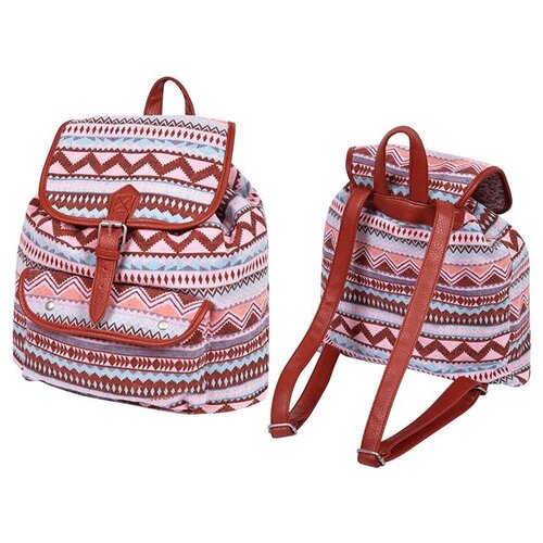 фото Рюкзак подростковый devente "розовый этно" 1 отделение, текстиль, 7032765