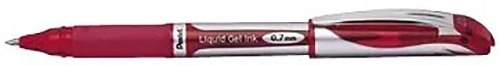 Ручка гелевая "Pentel" Energel d 0.7 мм BL57-BO, красная