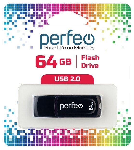 USB флешка Perfeo USB 64GB C09 Black