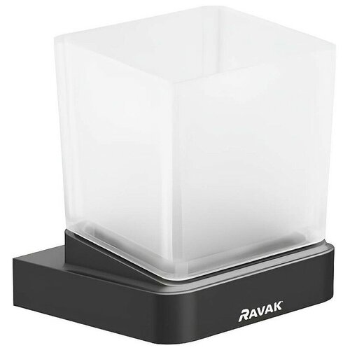Стакан для зубных щеток Ravak 10° X07P557 Черный матовый
