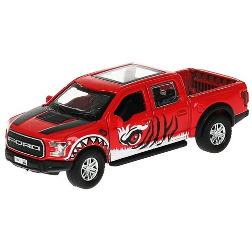 Машина металл FORD F150 RAPTOR хищники 12 см, двер, баг