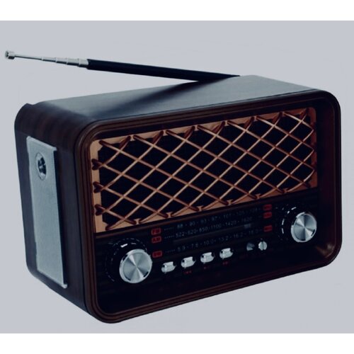 Радиоприемник в стиле ретро Радиоприемник Bluetooth портативная колонка переносная USB microSD AUX 169900₽