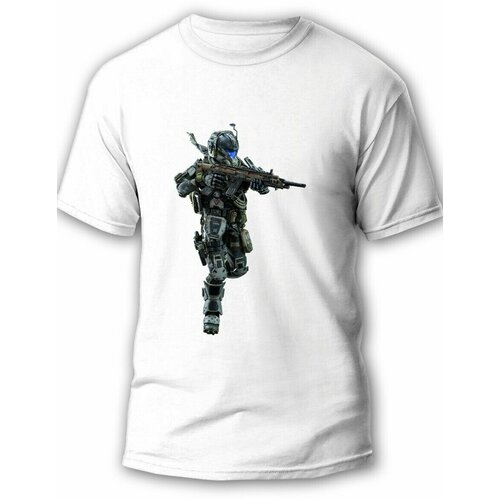 фото Футболка, размер l, белый будь на стиле