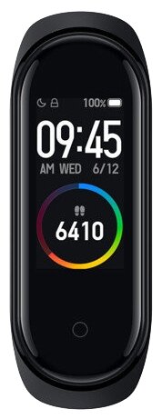 Умный браслет Xiaomi Mi Band 4, черный фото 5