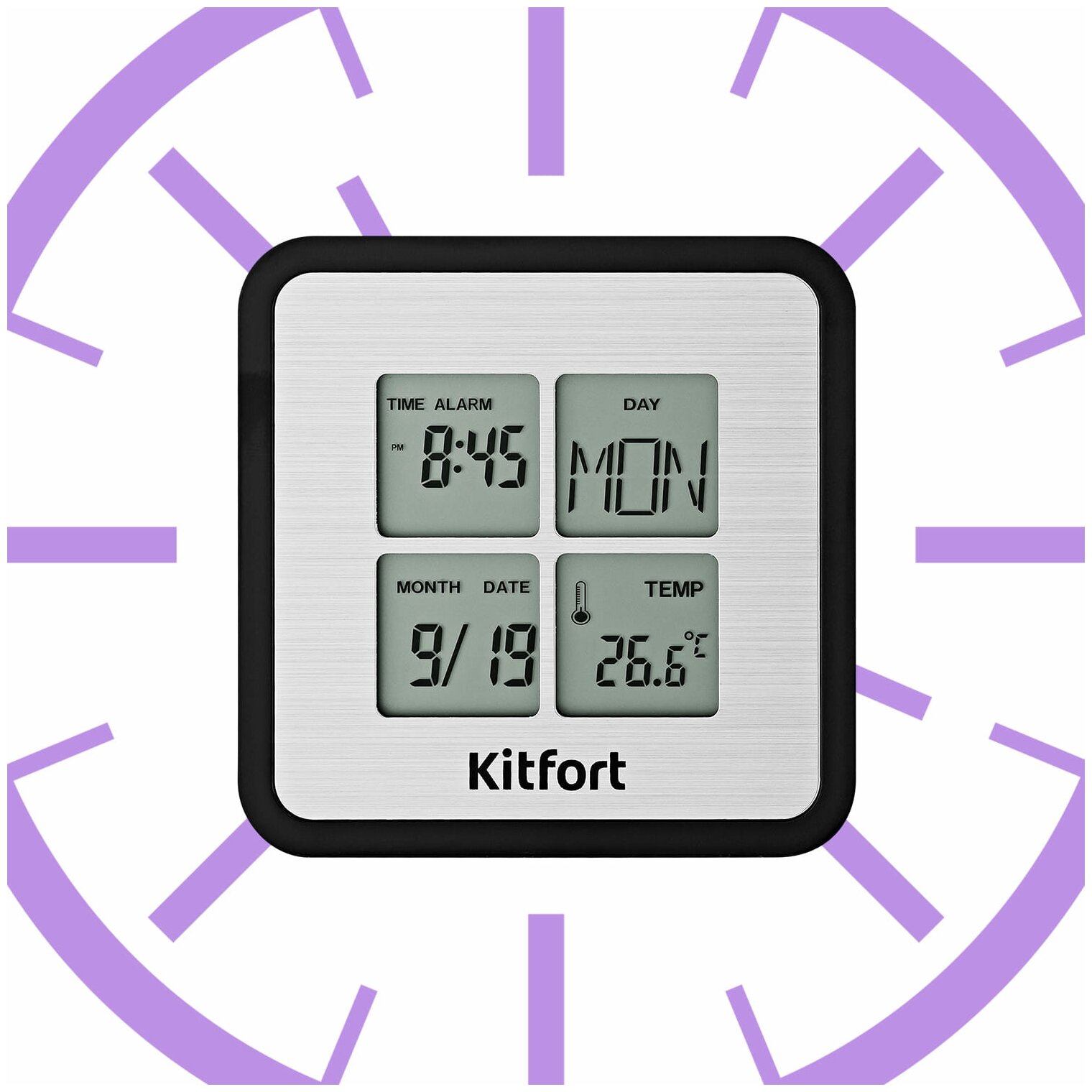 Часы с термометром Kitfort КТ-3301 - фото №3