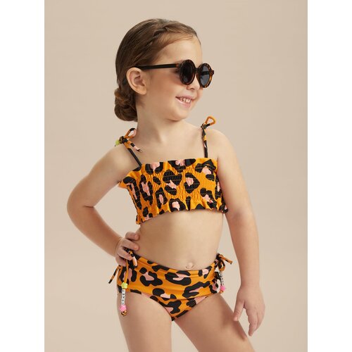 фото Купальник happy baby, размер 92-98, оранжевый