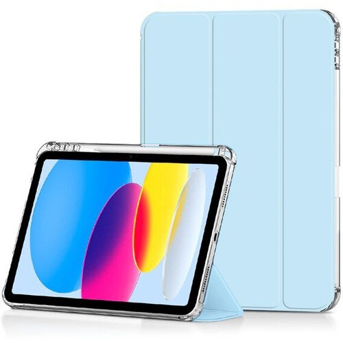 Чехол-книжка Comma Joy Series with Pencil slot для iPad 10 10.9 (2022) (Цвет: Light Blue) чехол книжка comma lingos series with pencil slot для ipad 10 10 9 2022 цвет sky fish