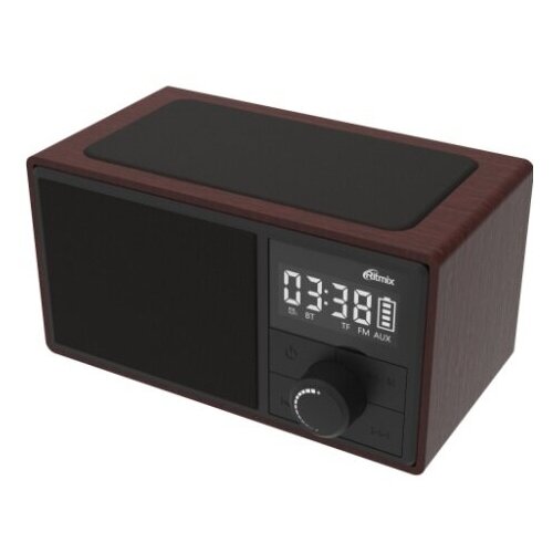 фото Электронные часы с радиоприемником ritmix rrc-880 (черный)