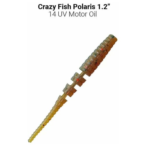 салатник fish 21×16 см Силиконовые приманки Crazy Fish Polaris 1.2 61-30-14-6(Кальмар)