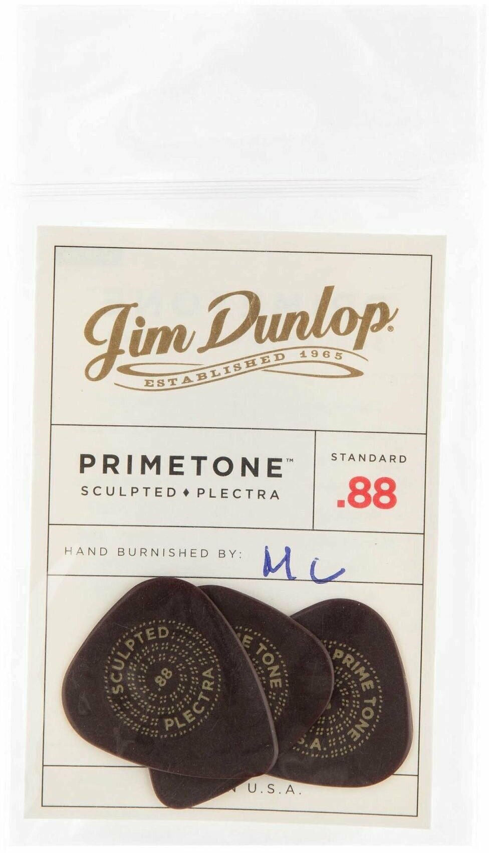 Dunlop 511P088 Primetone Standard 3Pack Медиаторы 3 шт