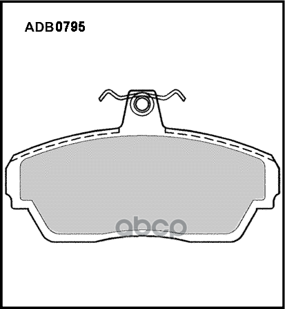 Колодки Тормозные Дисковые | Перед | ALLIED NIPPON арт. ADB0795