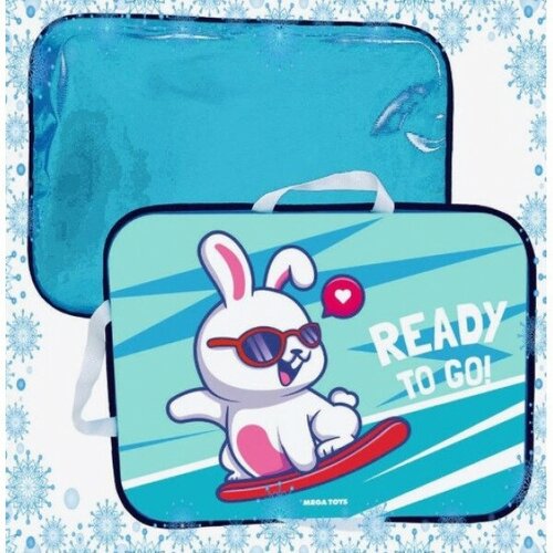 Сани-ледянка c принтом, Кролик на сноуборде 22511