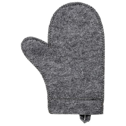 фото Рукавица для бани и сауны (серая) (1/20) "hot pot" 41181