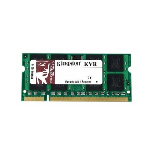 Kingston DDR2 SODIMM 1GB KVR800D2S61G PC2-6400 800MHz 134300₽