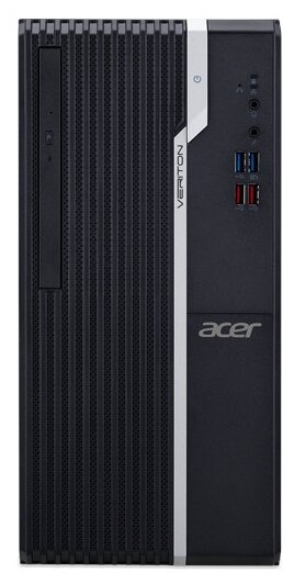 Настольный компьютер Acer Veriton S2660G (DT.VQXER.08A) Mini-Tower, Intel Pentium Gold G5420, 4 ГБ RAM, 1 ТБ HDD, Intel UHD Graphics 610, Linux, 180 Вт, черный