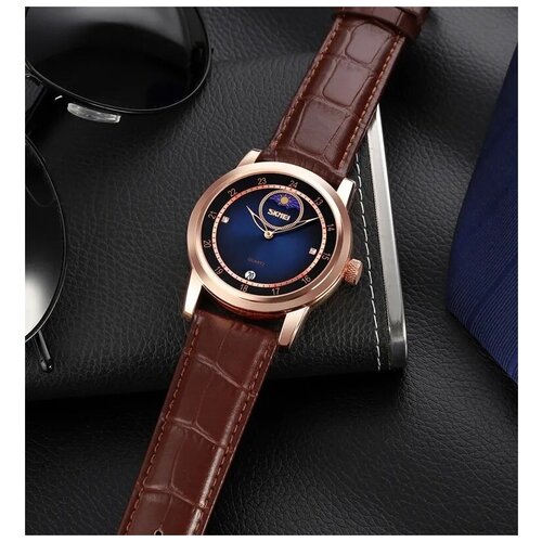 фото Роскошные мужские часы/водонепроницаемые/ кварцевые/skmei