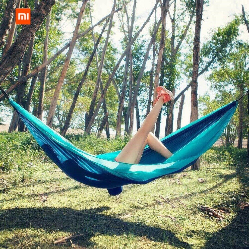Открытый парашютный гамак Xiaomi Youpin Zaofeng 300 кг - спальная кровать для путешествия - зеленый
