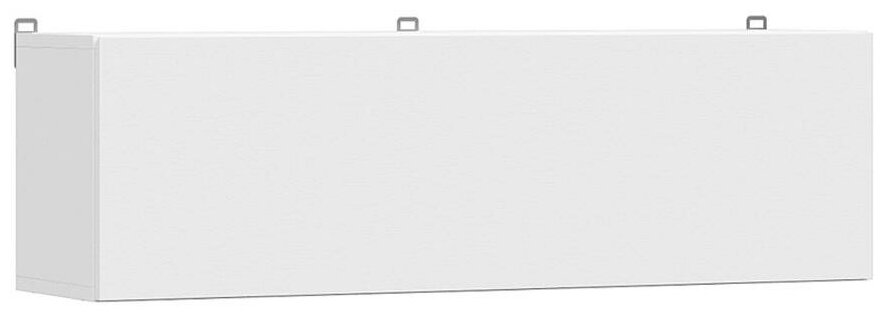 фото Шкаф навесной Россия Грейс белый текстурный 100х26.6х30 см