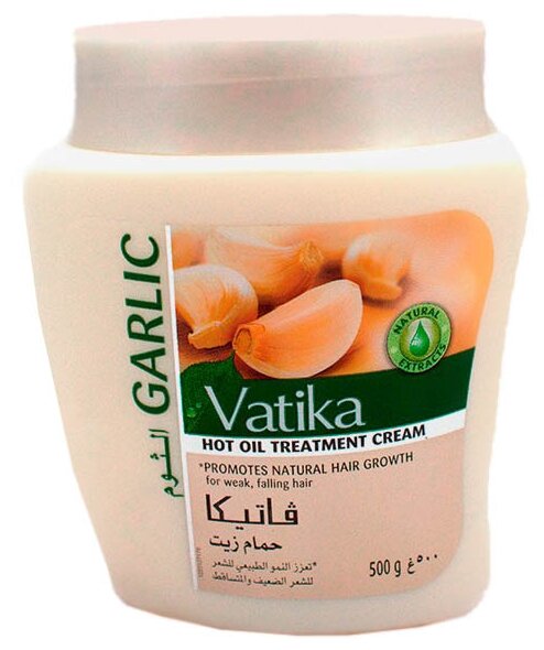 Dabur Vatika Маска для активного роста волос с чесноком 500 мл