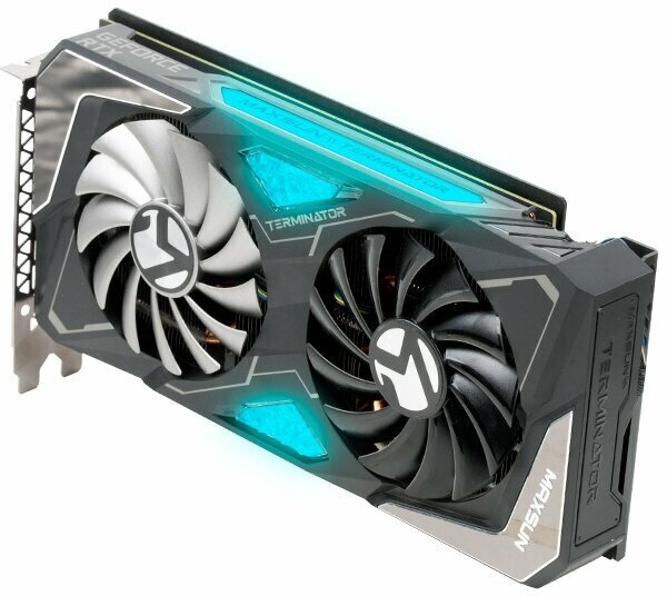 Видеокарта Maxsun RTX3060Terminator 12GB S1 GDDR6 192-bit DPx3 HDMI 5FAN RTL — фото 1