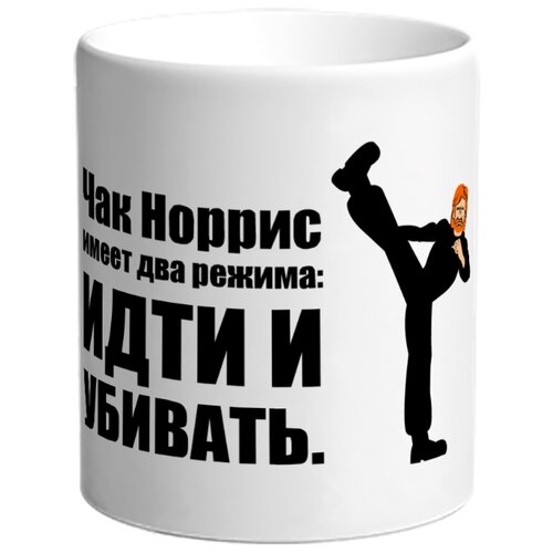 фото Кружка чак норрис: идти и убивать drabs