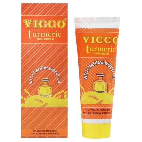 Викко Турмерик крем крем для лица марки Виколабс (Vicco Turmeric cream Vajradandi Viccolabs), 30 мл