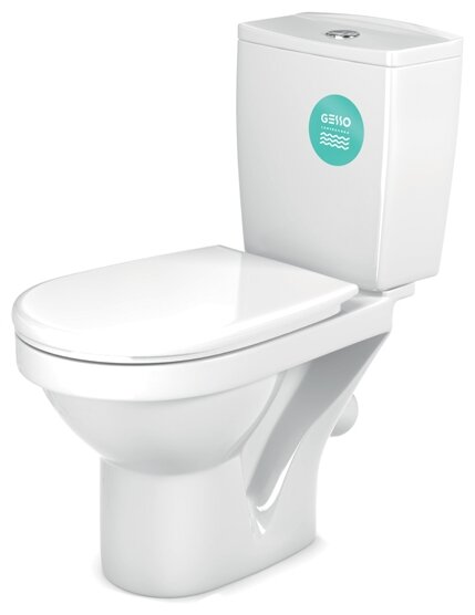 фото Унитаз-компакт Gesso Вента с косым выпуском