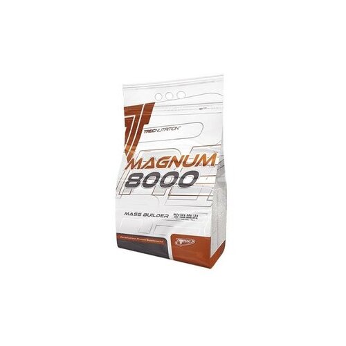 Гейнер Trec Nutrition Magnum 8000, 5450 г, клубника гейнер для набора массы 5450 гр trec nutrition magnum 8000 вкус шоколад