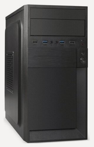Изображение товара Корпус с блоком питания Exegate BAA-105U2-01-AAA450, черный (EX291147RUS)