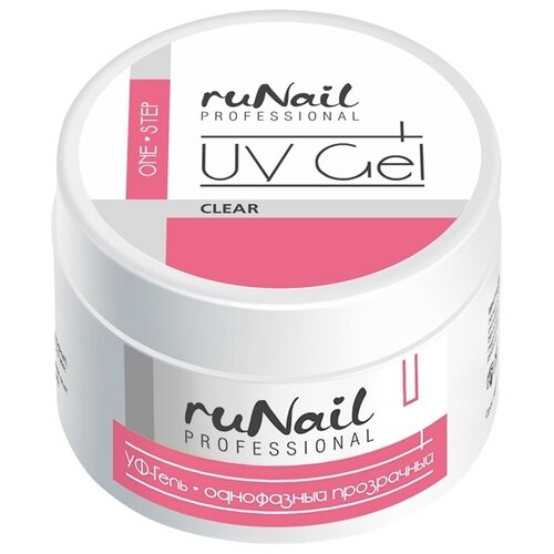 Однофазный УФ-гель (цвет: прозрачный), 30 г Runail Professional